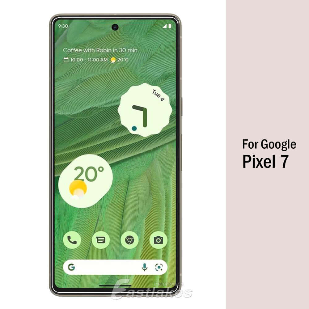 [2 pack] Google Pixel 7 6a 6 5 4 3 2 XL Tempered Glass Screen Protector - Eastlakes Electronics