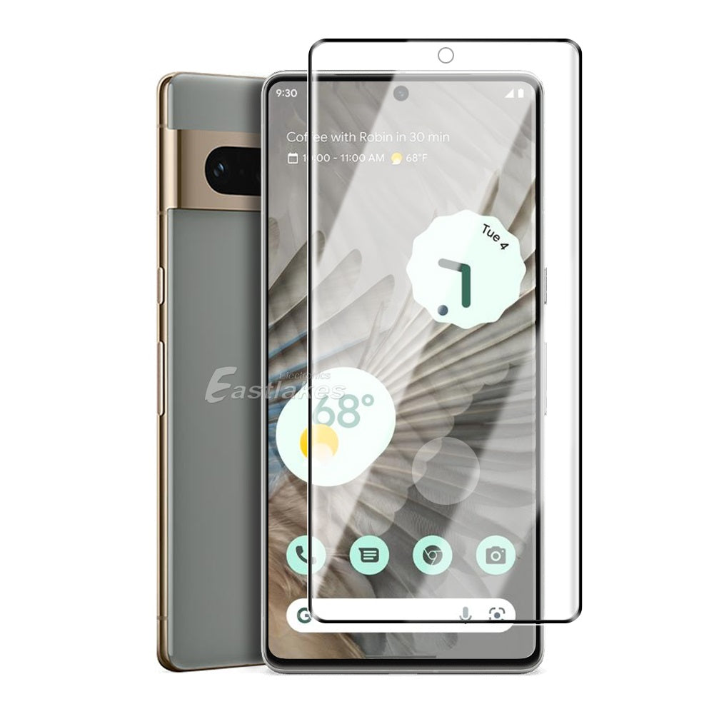 Google Pixel Tempered Glass Screen Protector Full Coverage 6 7 - Eastlakes Electronics