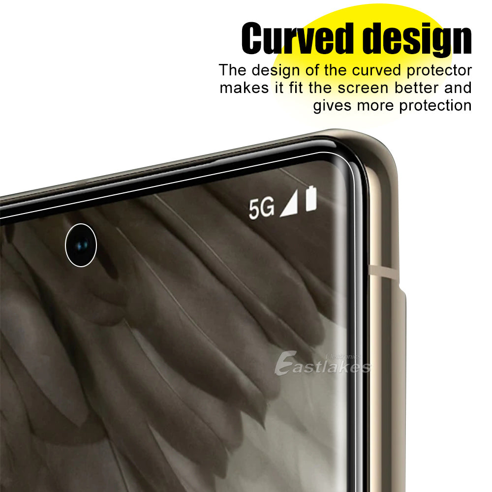 Full Cover Screen Protector Tempered Glass 9H Hardness For Google Pixel - Eastlakes Electronics