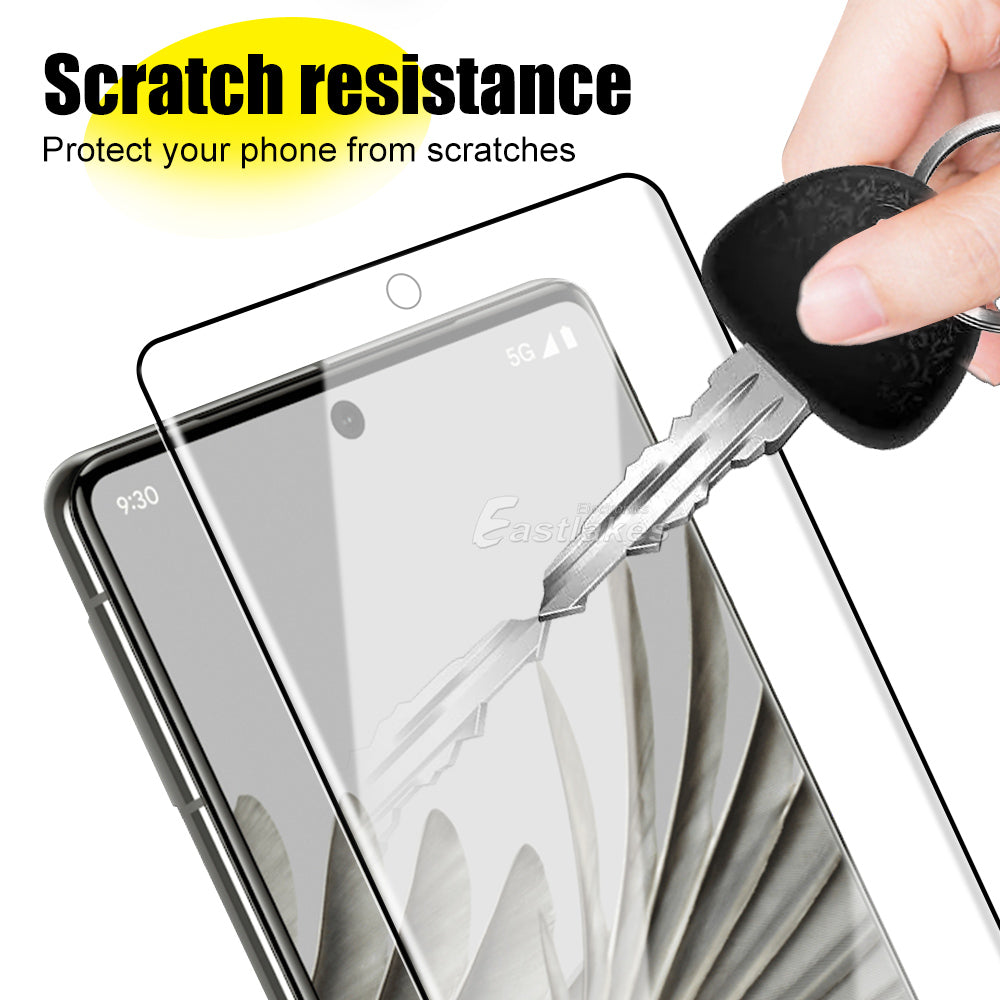 Full Cover Screen Protector Tempered Glass 9H Hardness For Google Pixel - Eastlakes Electronics