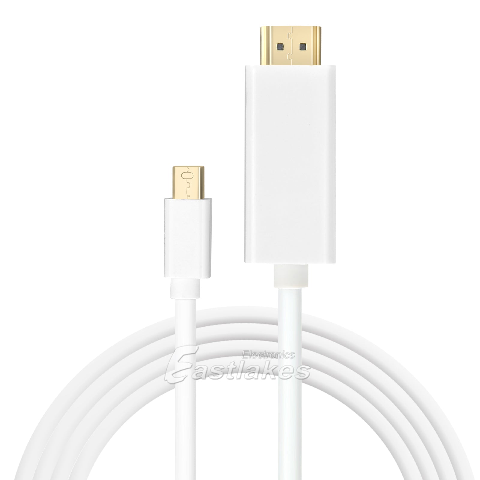 [1.8m / 6ft] mini DisplayPort to HDMI Converter Cable miniDP to HDMI - Eastlakes Electronics