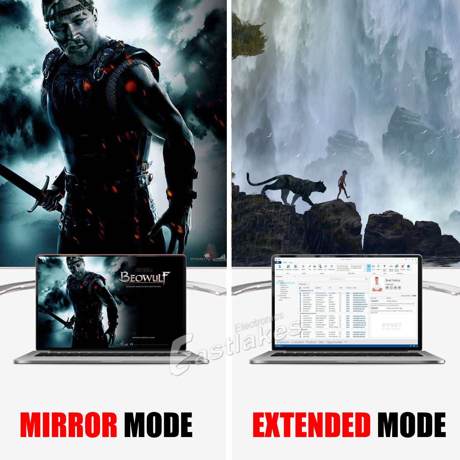 [1.8m / 6ft] mini DisplayPort to HDMI Converter Cable miniDP to HDMI - Eastlakes Electronics