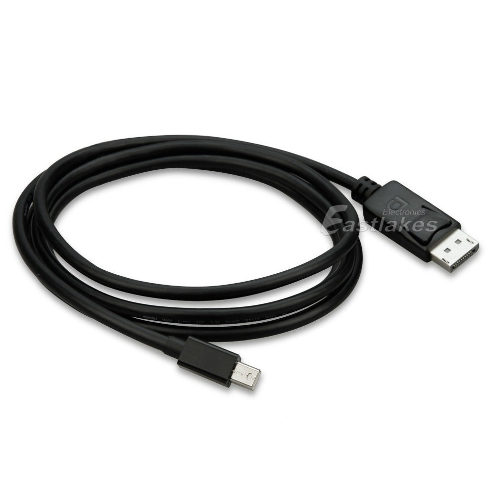 [1.8M] Mini DisplayPort to DisplayPort Cable - Eastlakes Electronics