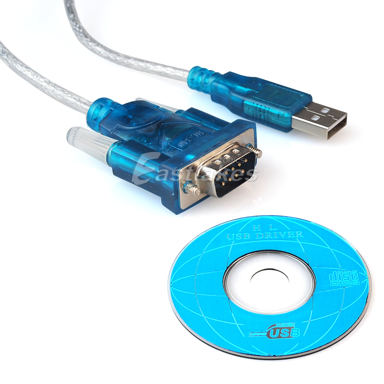 USB to 9-pin DB9 RS232 Serial Port Cable - Eastlakes Electronics