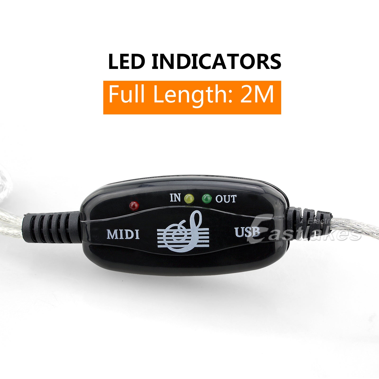 USB To MIDI Cable Converter - Eastlakes Electronics