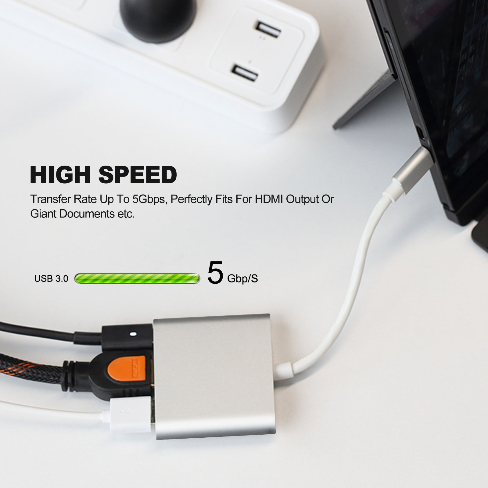 USB-C Extension Hub To HDMI USB-C USB 3.0 - Eastlakes Electronics