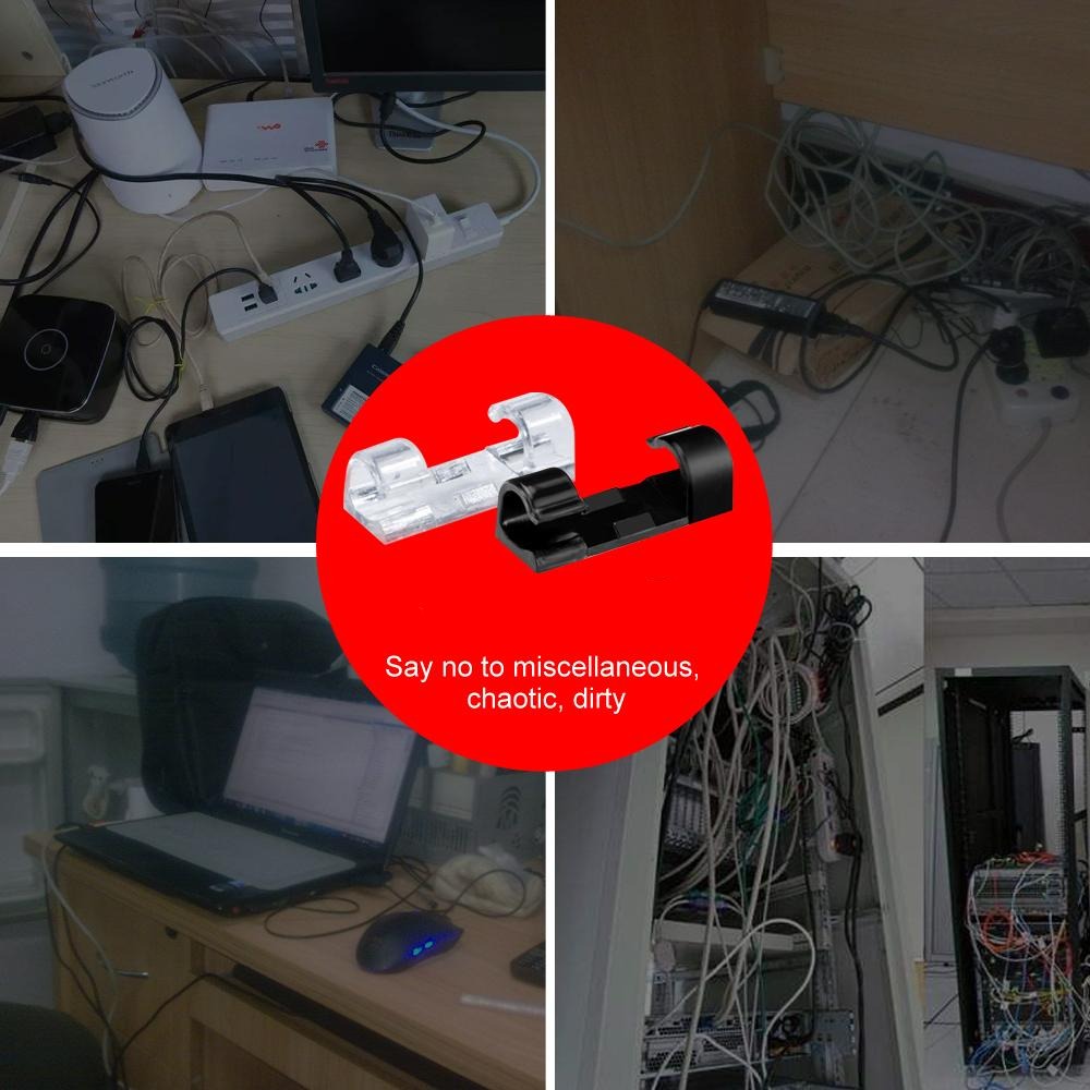 Self-Adhesive Cord Wire Management Organizer - Eastlakes Electronics