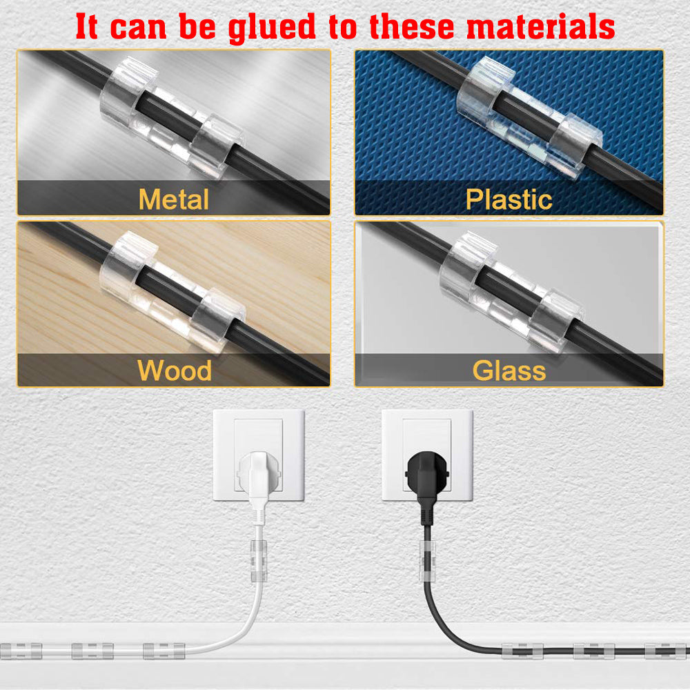 Self-Adhesive Cord Wire Management Organizer - Eastlakes Electronics