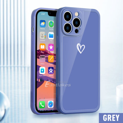 Cute Heart Pastel iPhone Case for Apple iPhone 13 12 11 X 7 8 - Eastlakes Electronics