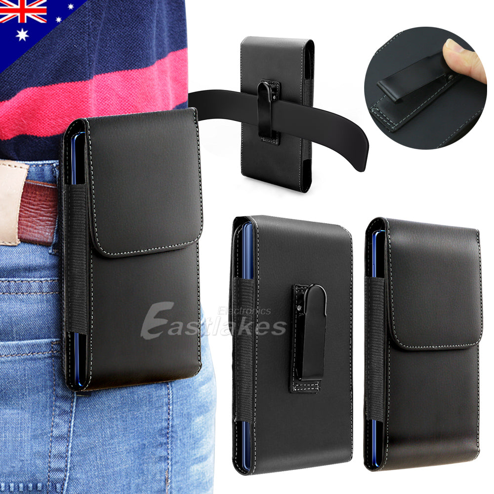 Universal Vertical Leather Pouch Case - Eastlakes Electronics