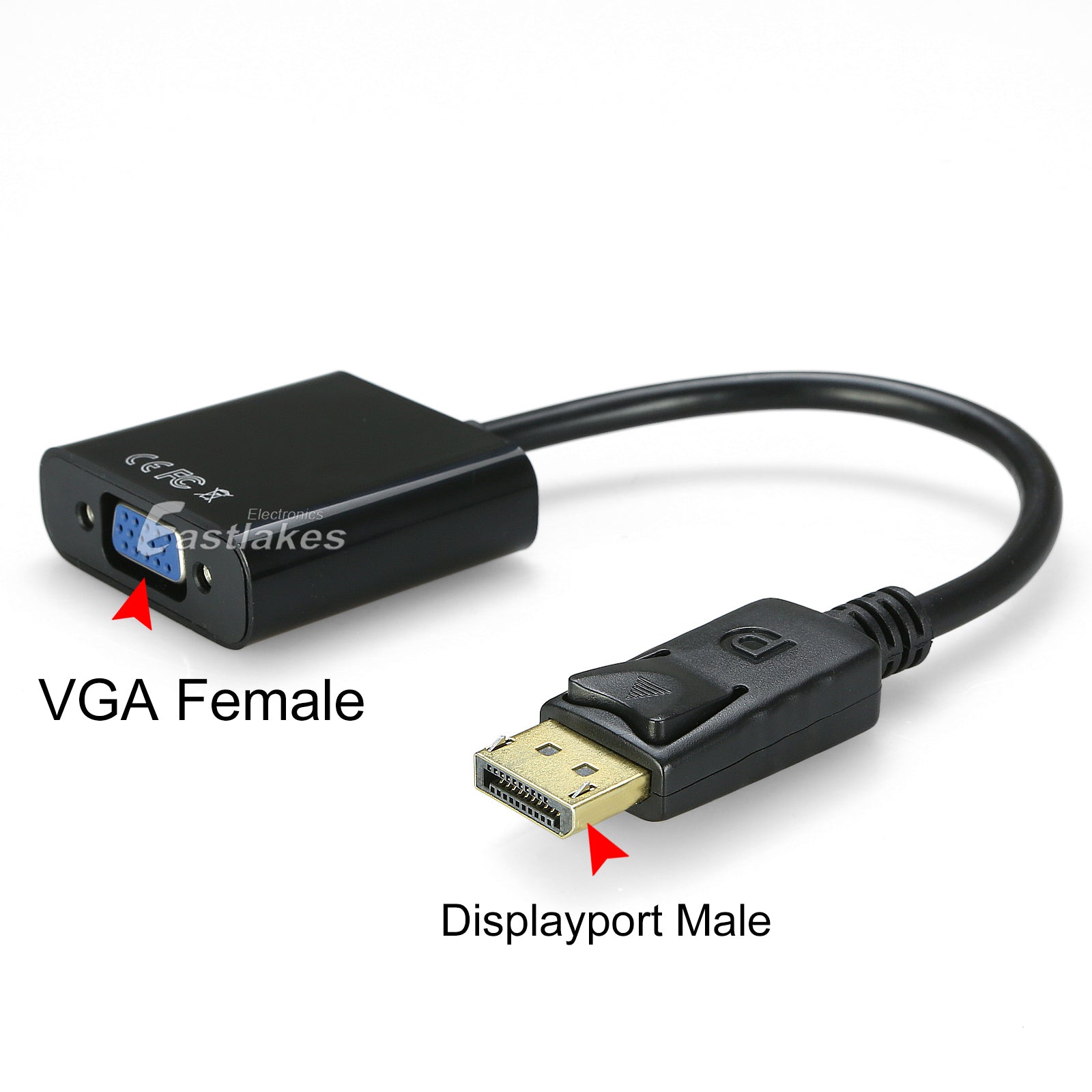 DisplayPort To VGA Converter Video Adapter DP-VGA - Eastlakes Electronics