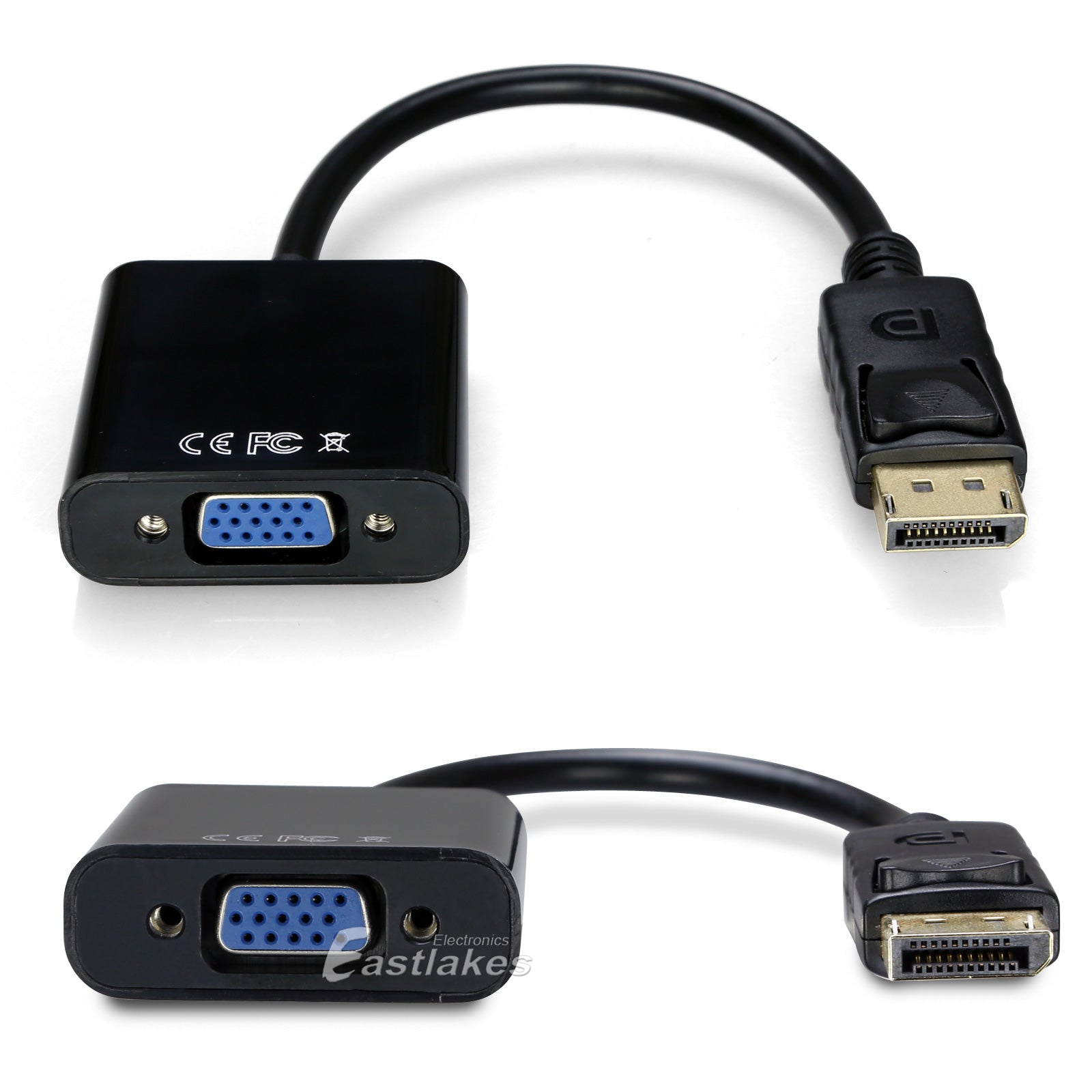 DisplayPort To VGA Converter Video Adapter DP-VGA - Eastlakes Electronics