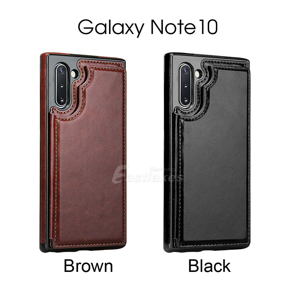 Magnetic Leather Wallet Case for Samsung S22 S21 S20 Note 20 Note 10 Series - Eastlakes Electronics