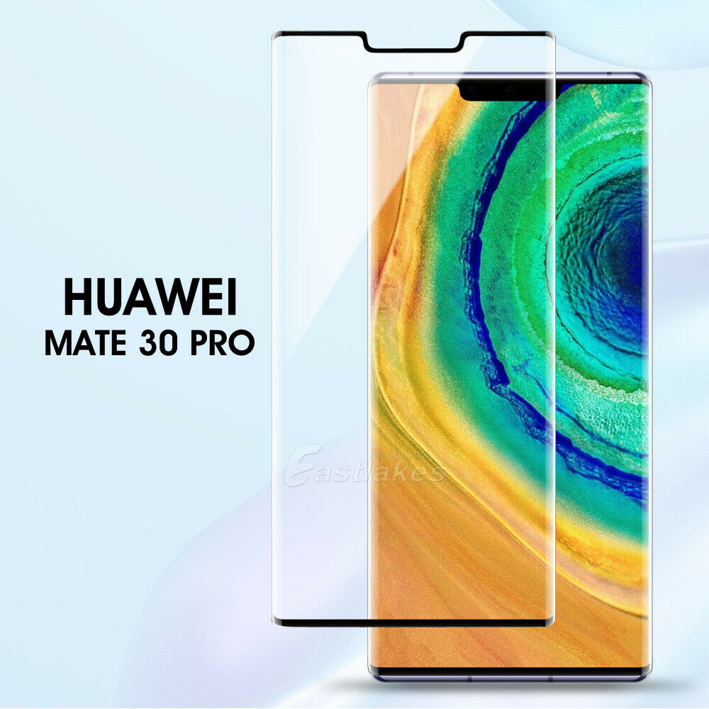 9D Full Coverage Tempered Glass Screen Protector Huawei P30 Pro Mate 30 20 Pro - Eastlakes Electronics