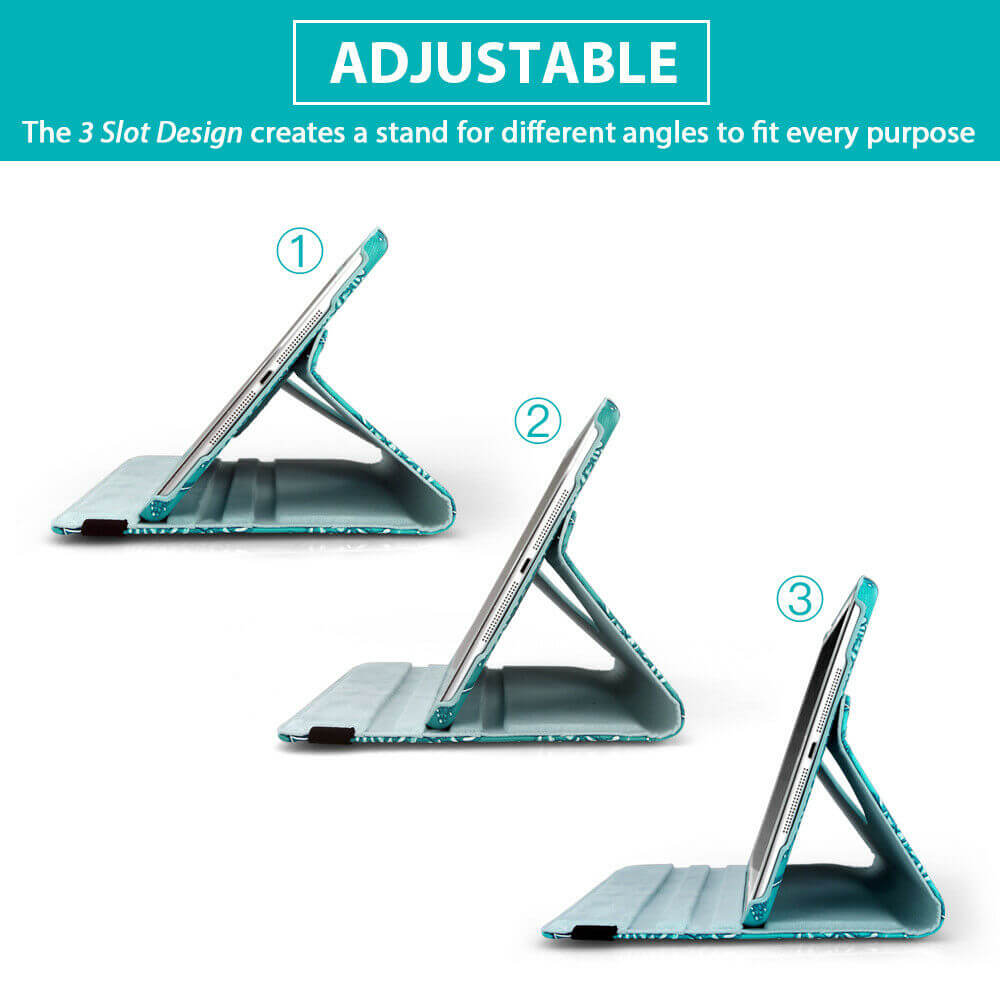 3D Printed Floral Rotate Case for iPad, iPad Pro and iPad Mini - Eastlakes Electronics
