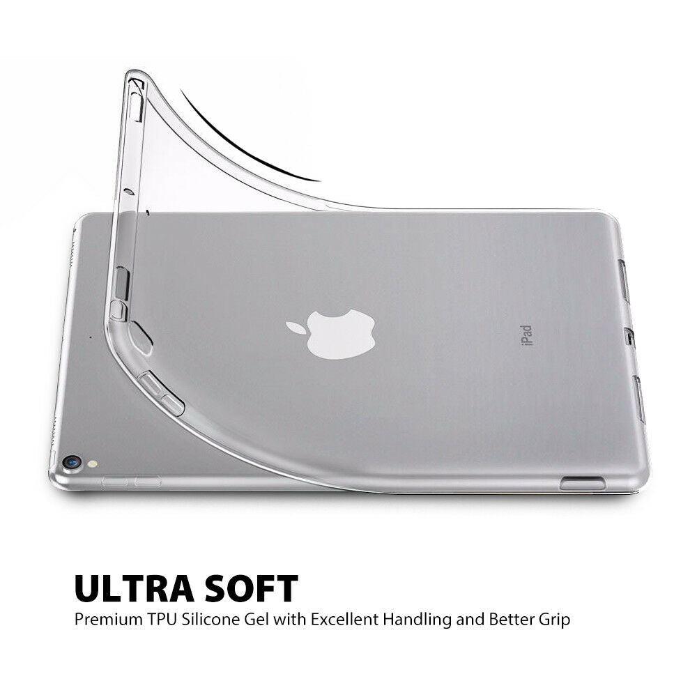 Soft Clear Silicone Case for Apple iPad Pro Air 4 mini 2 3 iPad 5 6 2020 - Eastlakes Electronics
