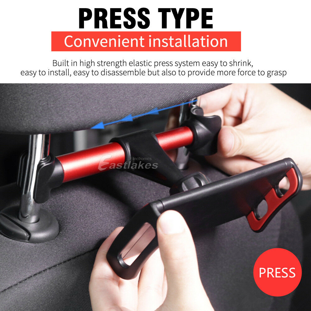 Universal Headrest Car Seat Mount Holder for Mobile Phone and Tablet - Eastlakes Electronics
