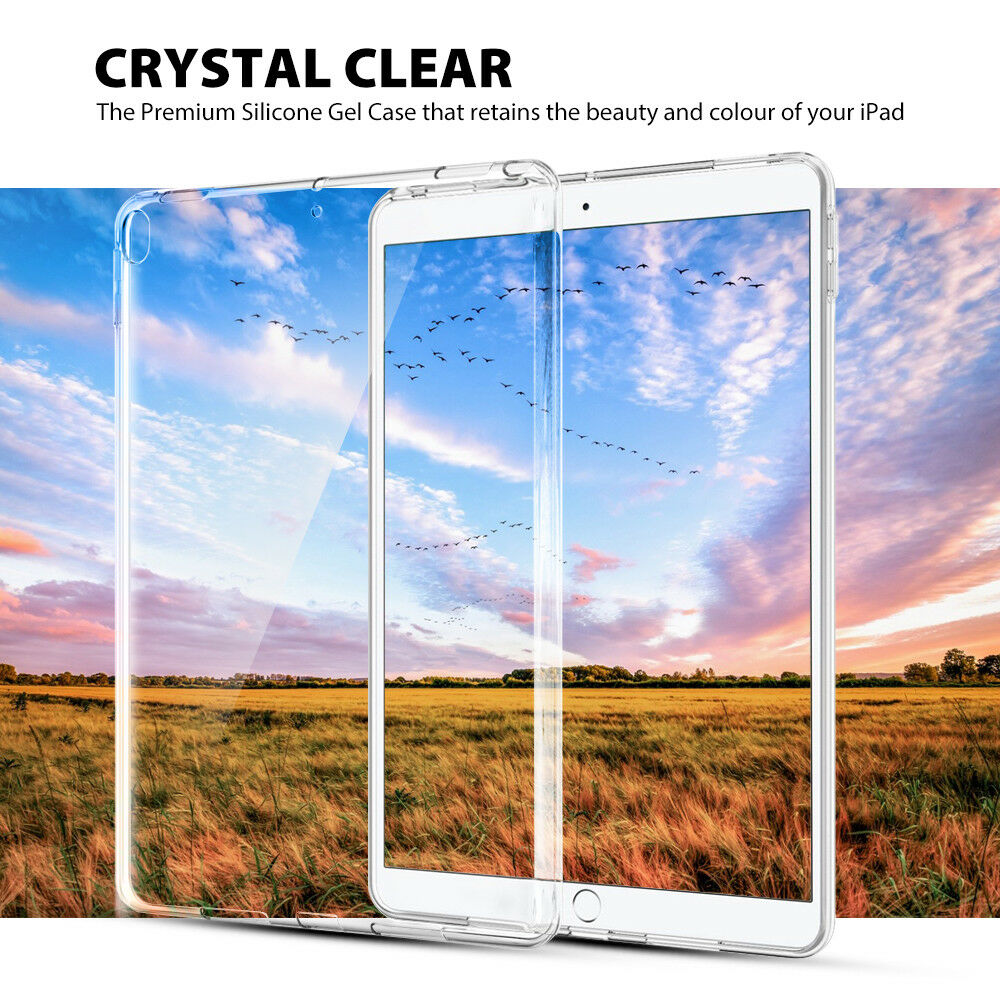 Soft Clear Silicone Case for Apple iPad Pro Air 4 mini 2 3 iPad 5 6 2020 - Eastlakes Electronics