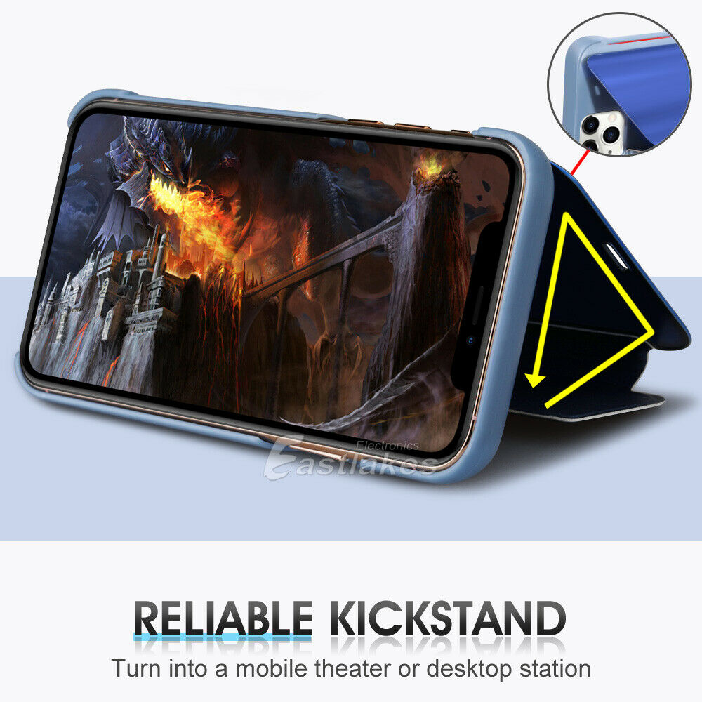 Flip Mirror Case for Apple iPhone 11 Pro Max XS XR 7 8 Plus - Eastlakes Electronics