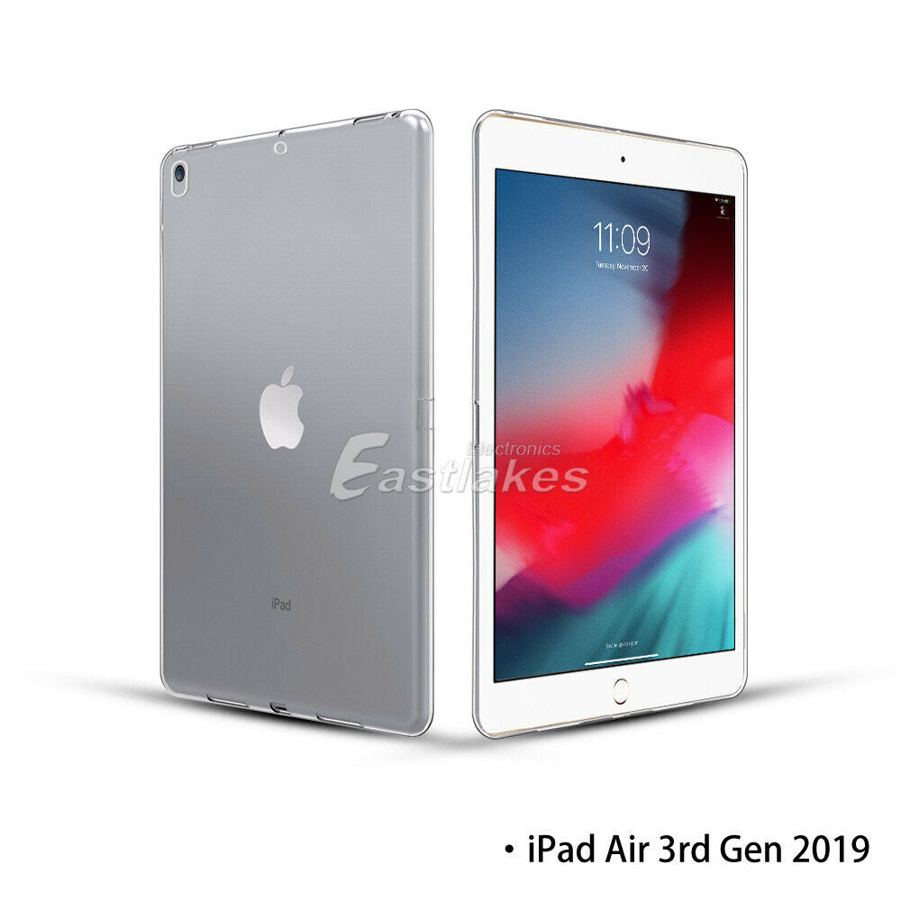 Soft Clear Silicone Case for Apple iPad Pro Air 4 mini 2 3 iPad 5 6 2020 - Eastlakes Electronics