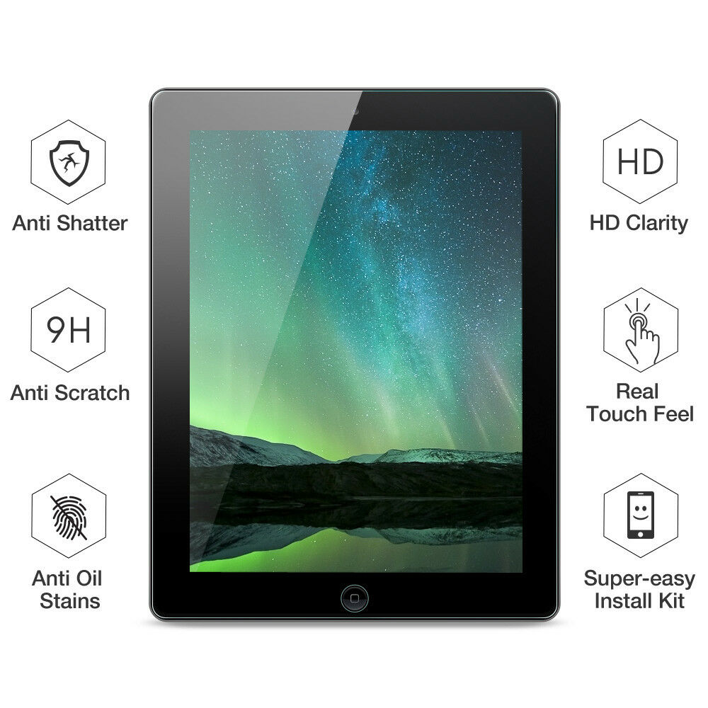 Tempered Glass Screen Protector For Apple iPad - Eastlakes Electronics