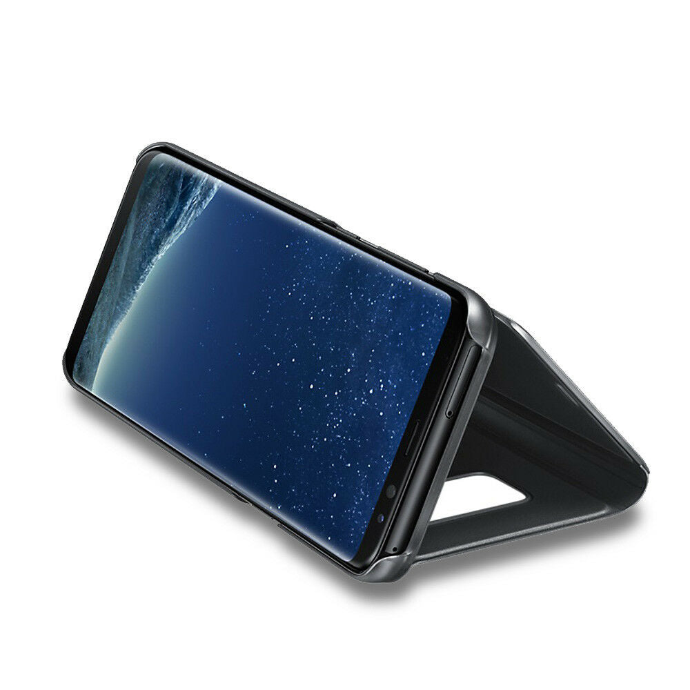 Mirror Flip Case for S22 S21 S10 5G S9 S8 Plus Note 10 9 S20 Ultra Note 20 - Eastlakes Electronics