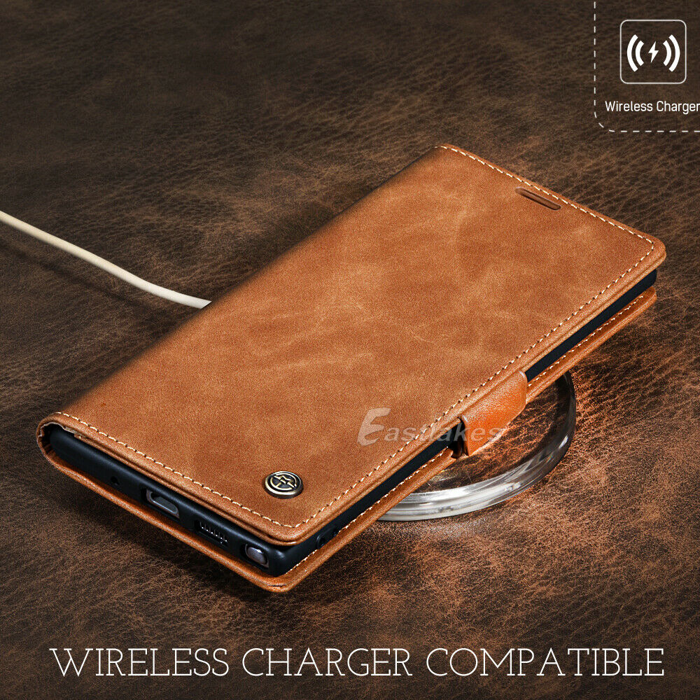 Leather Wallet Case for Samsung S10 Note 10 Plus 5G S20 S21 S22 Ultra - Eastlakes Electronics