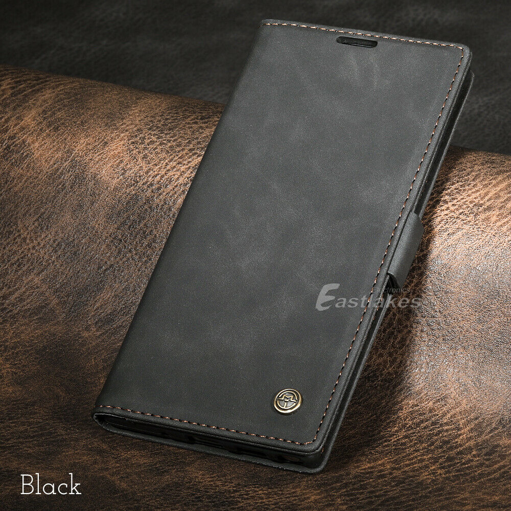 Leather Wallet Case for Samsung S10 Note 10 Plus 5G S20 S21 S22 Ultra - Eastlakes Electronics