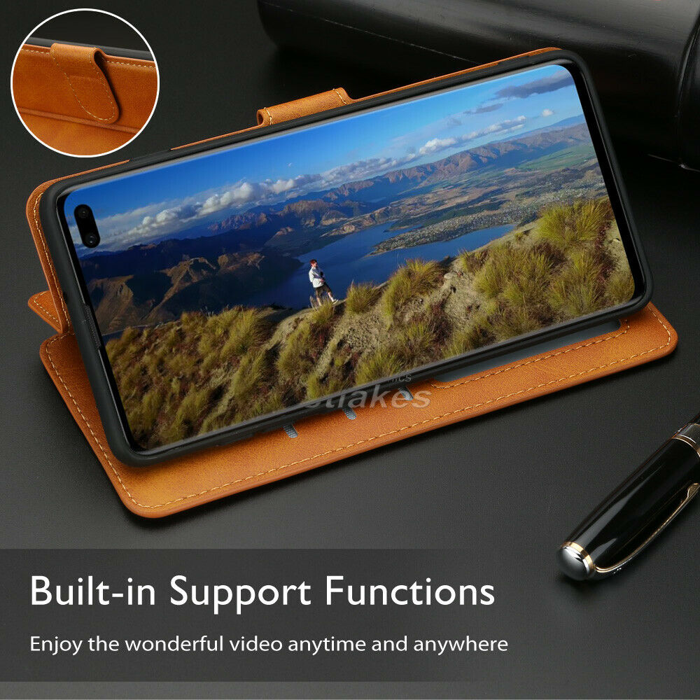 Retro Leather Wallet Case for Samsung Galaxy S10 | S10+ | S20 Ultra | Note 20 | S21 - Eastlakes Electronics