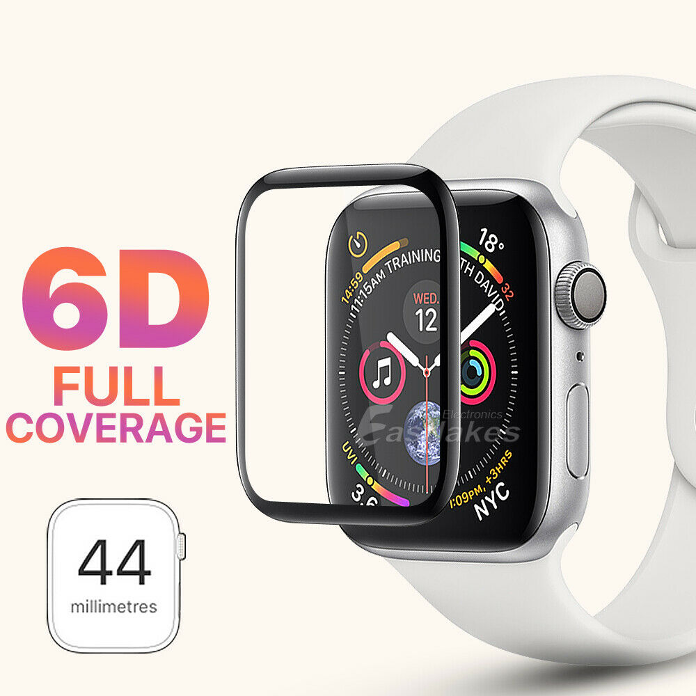 Tempered Glass FULL COVER Screen Protector For Apple Watch - Eastlakes Electronics