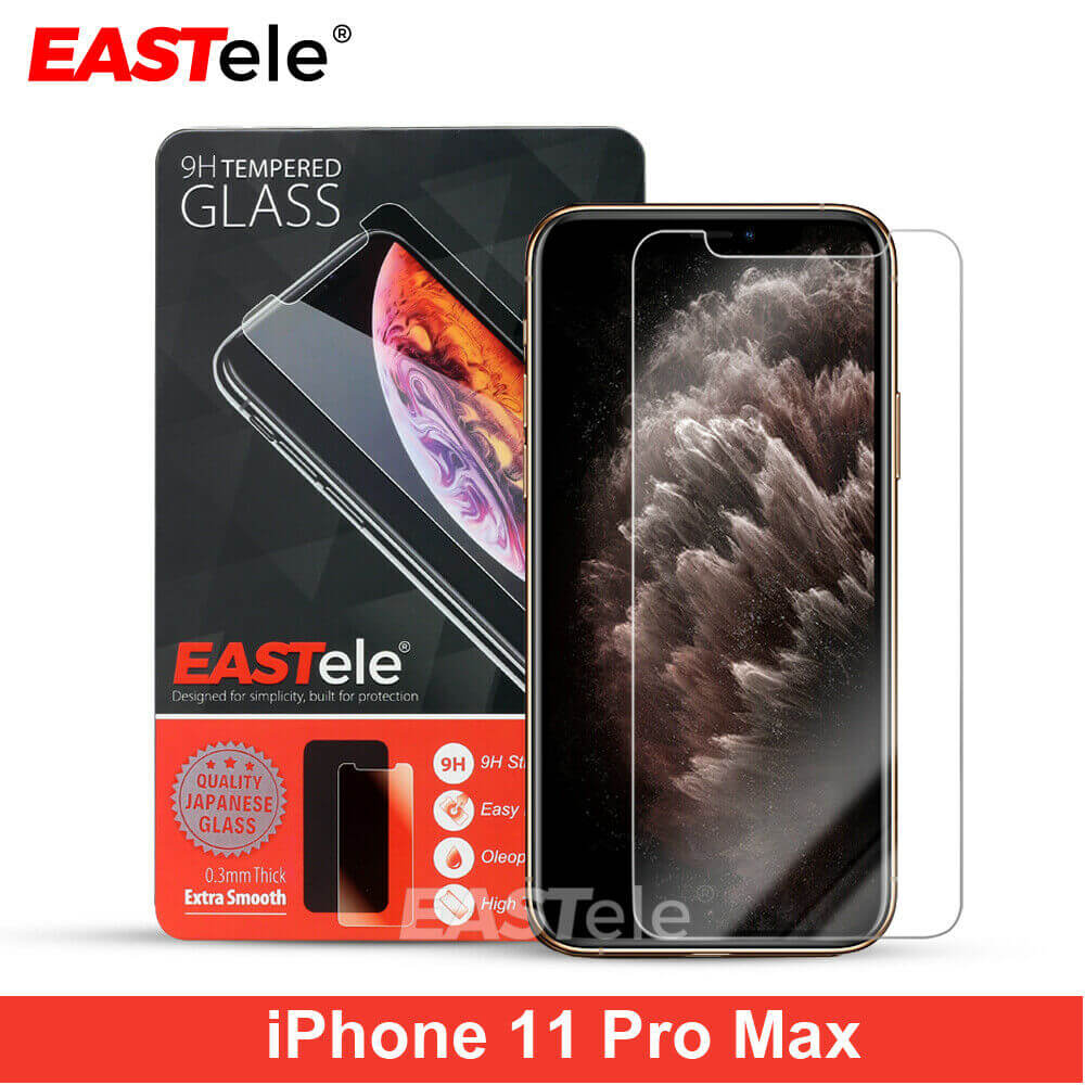 [2 Pack] Eastele iPhone Tempered Glass Screen Protector Gold Label - Eastlakes Electronics