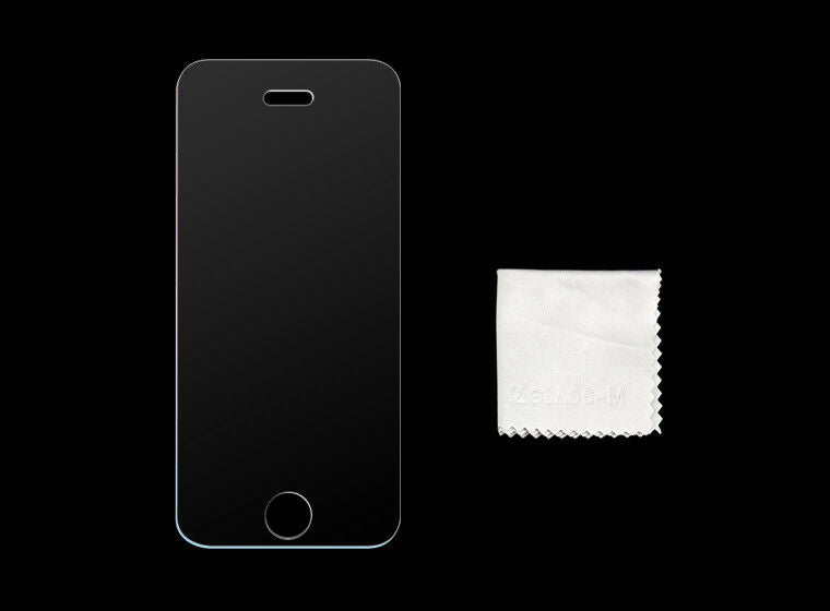 [2 Pack] Scratch Resist Tempered Glass Screen Protector for Apple iPhone 5/ 5S/ 5C/ SE - Eastlakes Electronics
