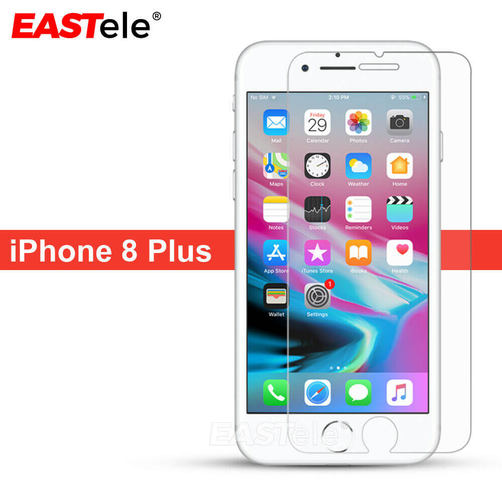 [2 Pack] EASTele Tempered Glass Screen Protector For Apple iPhone Series - Eastlakes Electronics