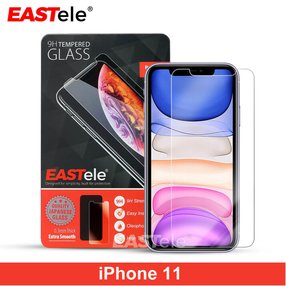 [2 Pack] Eastele iPhone Tempered Glass Screen Protector Gold Label - Eastlakes Electronics