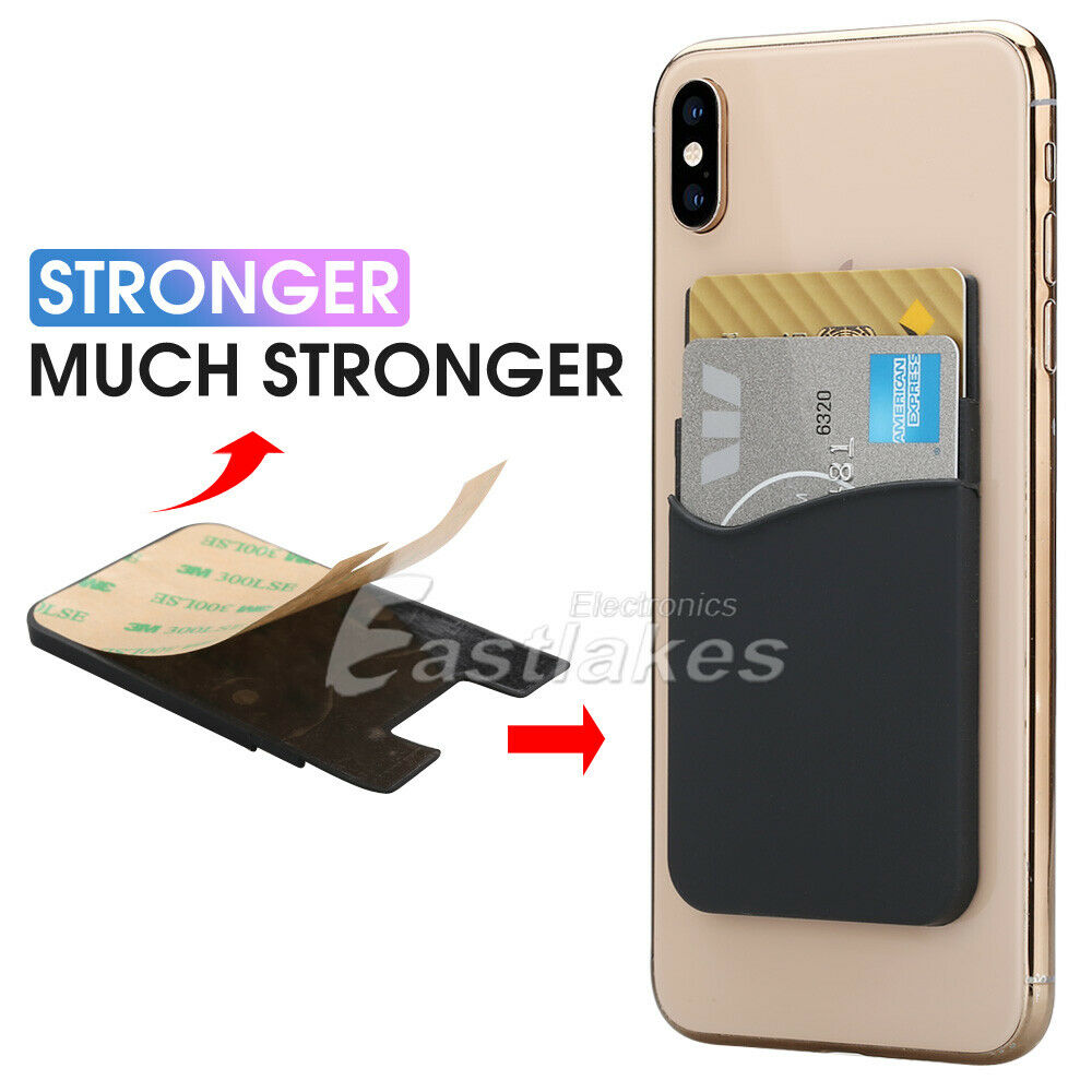 Double Slot Silicone Card Holder Sticker - Eastlakes Electronics