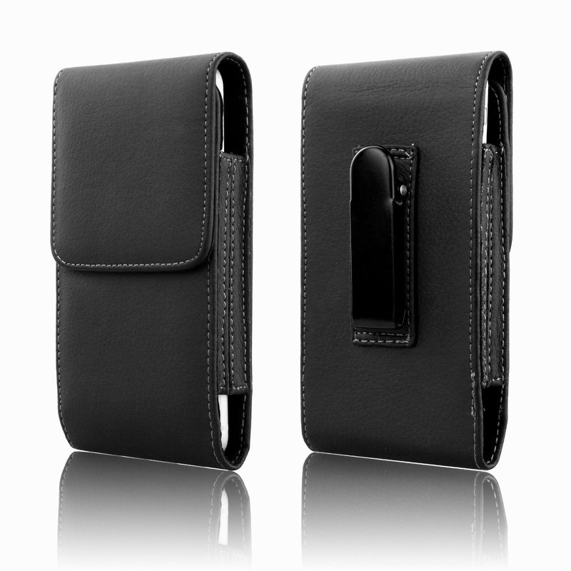 Vertical Leather Phone Holster Belt Clip Pouch Holder for Apple iPhone