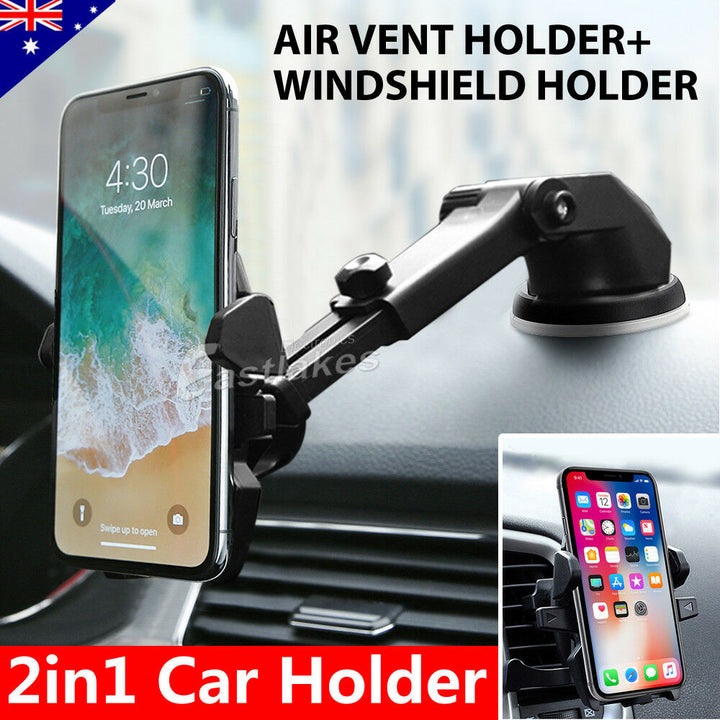 2-in-1 Universal 360° Rotation Car Mount Holder - Eastlakes Electronics