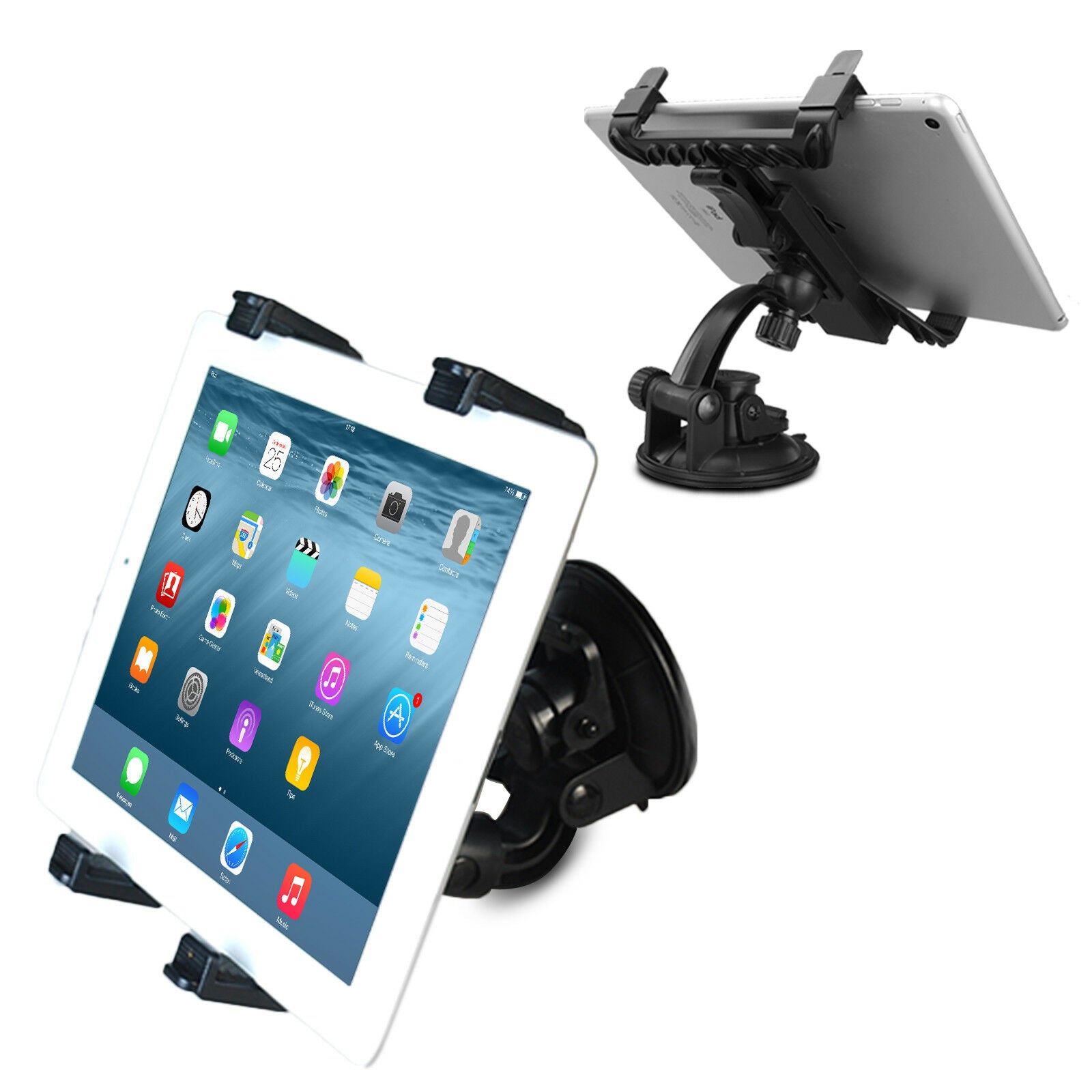 Universal 360° Car Seat Headrest Windshield Mount Car Holder for 8-12" Tablet - Eastlakes Electronics