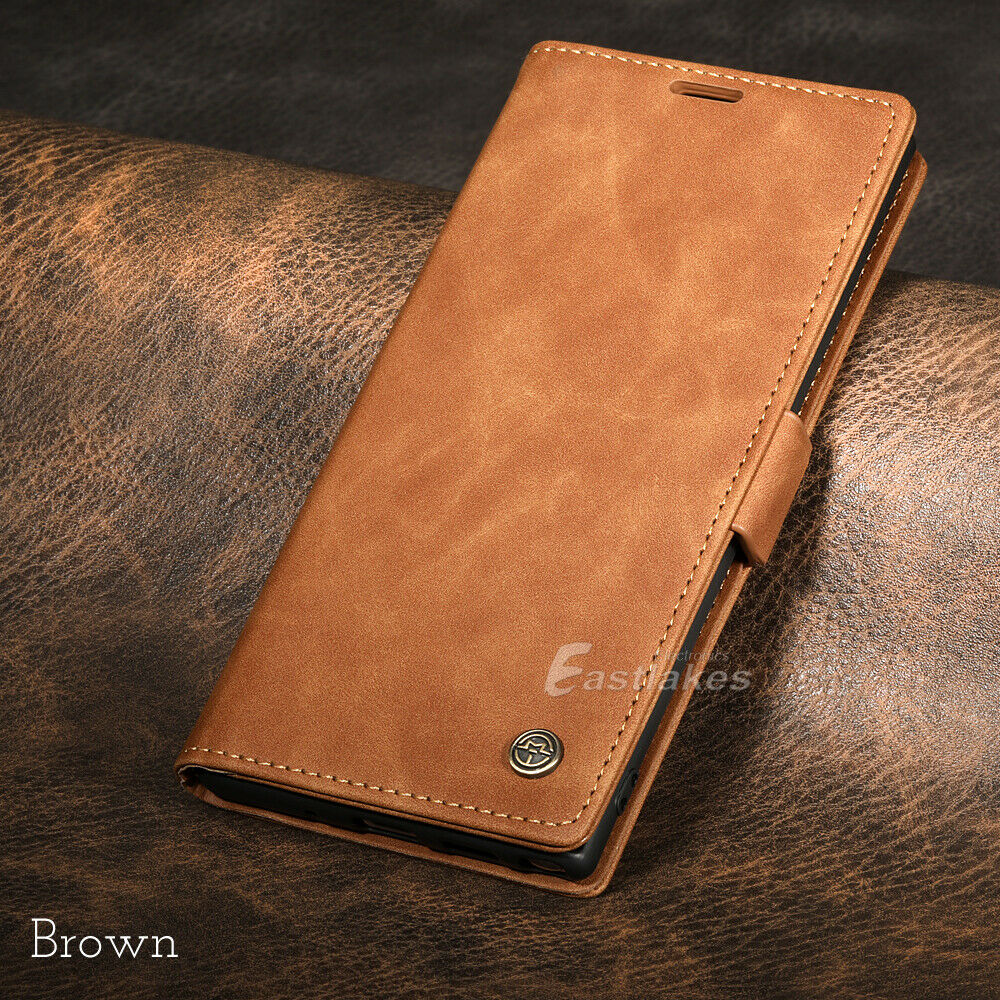 Leather Wallet Case for Samsung S10 Note 10 Plus 5G S20 S21 S22 Ultra - Eastlakes Electronics