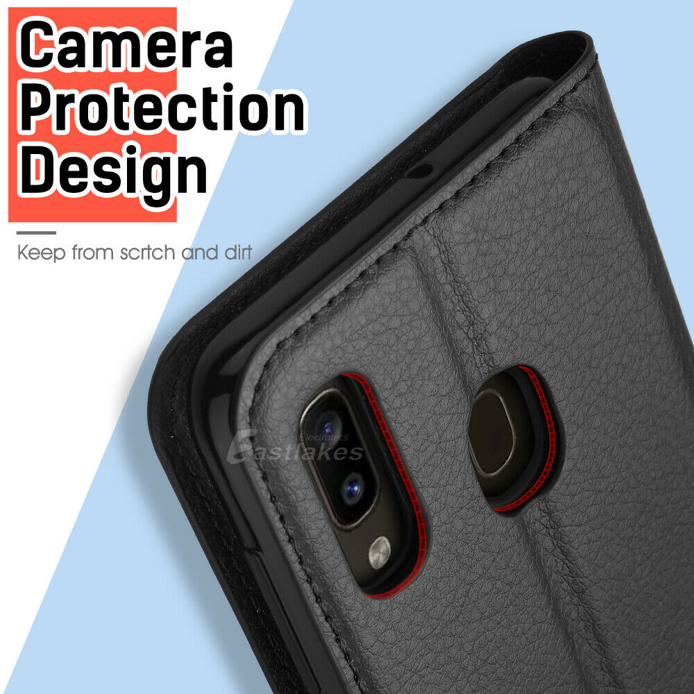 Leather Wallet Card Case For Samsung Galaxy A Series - Eastlakes Electronics
