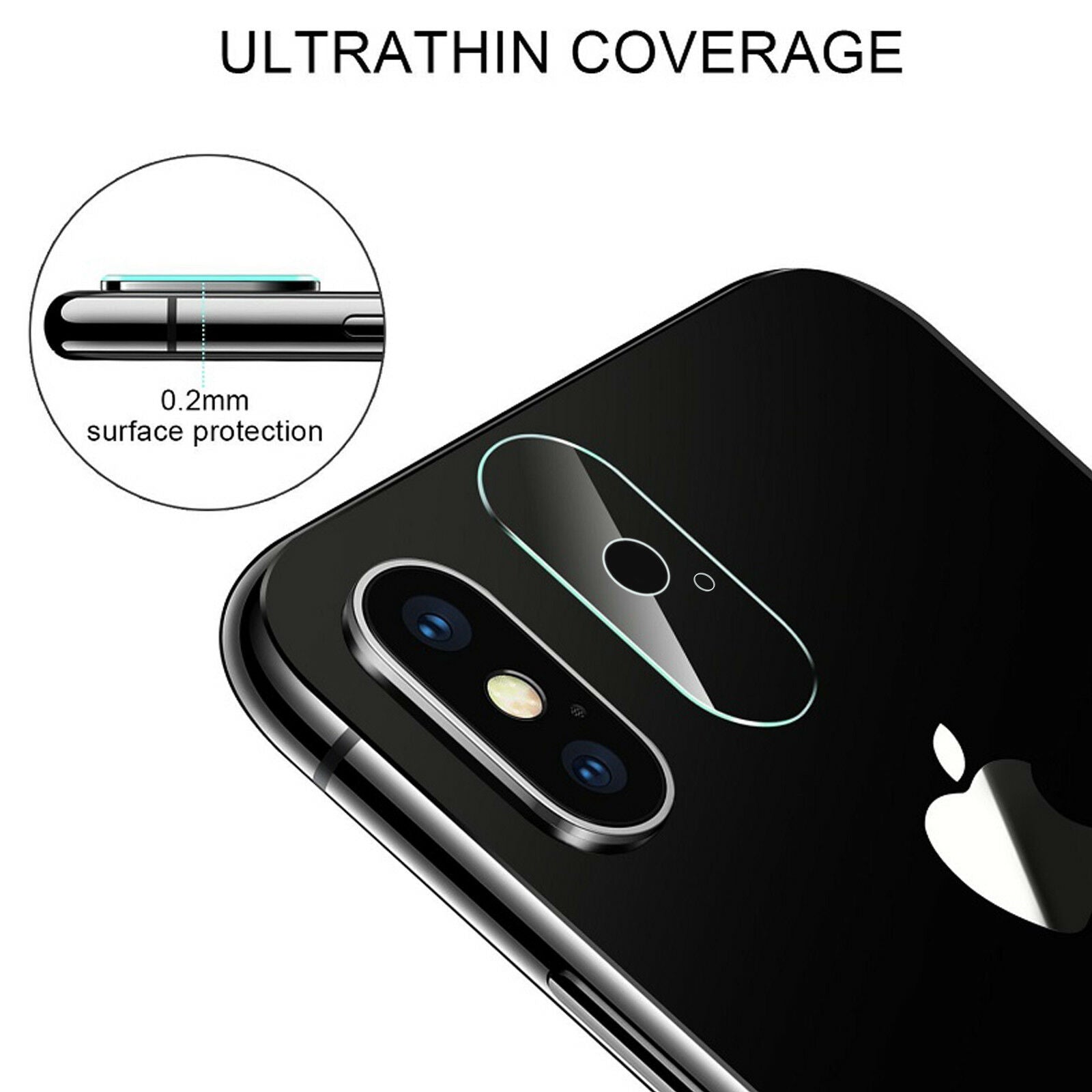 Camera Lens Tempered Glass Screen Protector for Apple iPhone X XS Max XR - Eastlakes Electronics