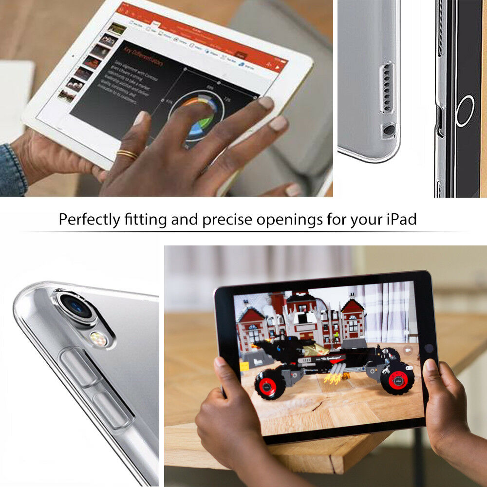 Soft Clear Silicone Case for Apple iPad Pro Air 4 mini 2 3 iPad 5 6 2020 - Eastlakes Electronics