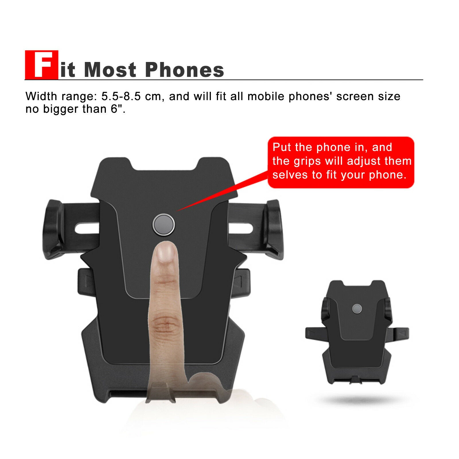 2-in-1 Universal 360° Rotation Car Mount Holder - Eastlakes Electronics