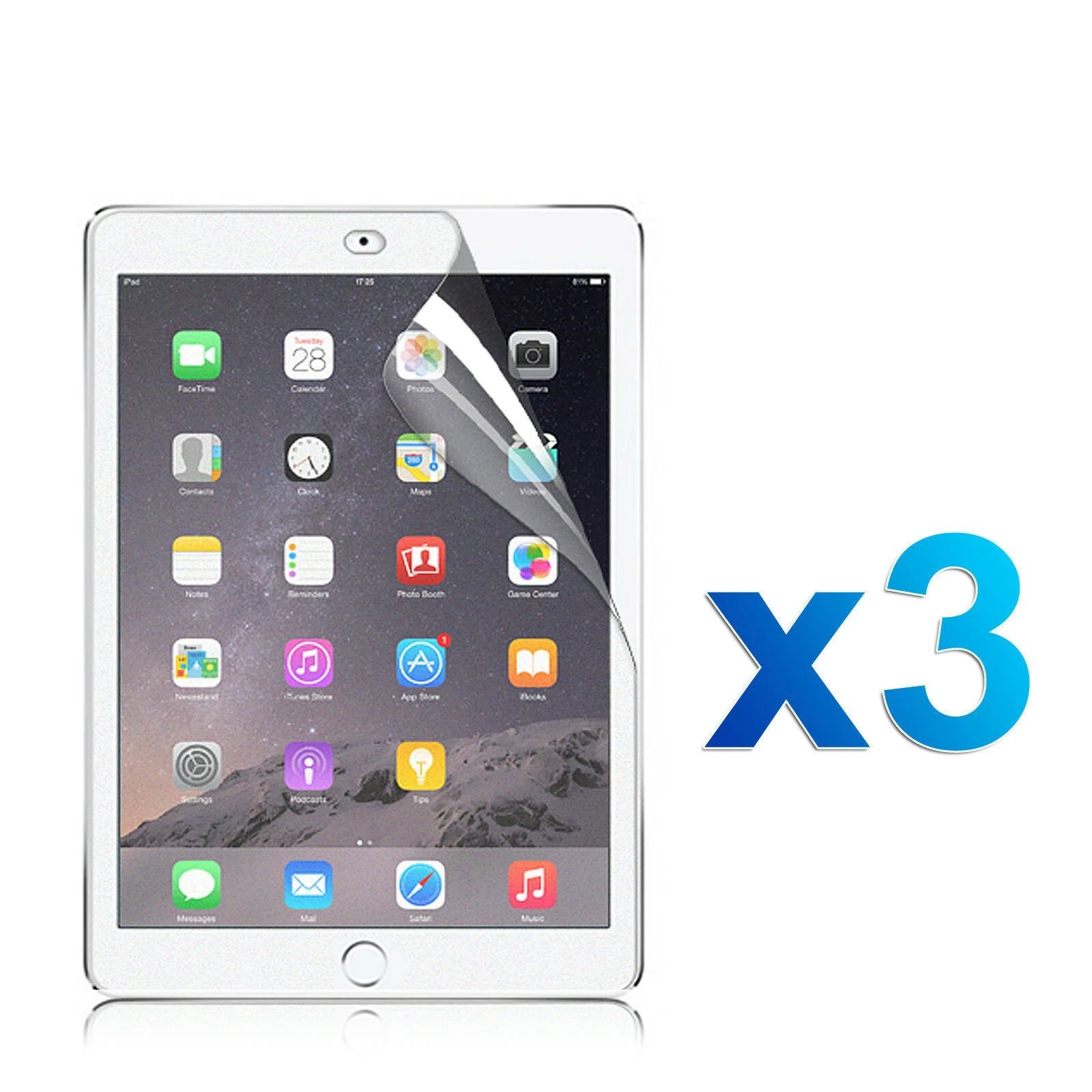 3X LCD Ultra Clear Screen Protector for Apple iPad Air / Air 2 Retina - Eastlakes Electronics