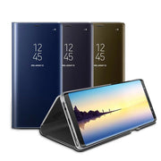 Mirror Flip Case for S22 S21 S10 5G S9 S8 Plus Note 10 9 S20 Ultra Note 20 - Eastlakes Electronics