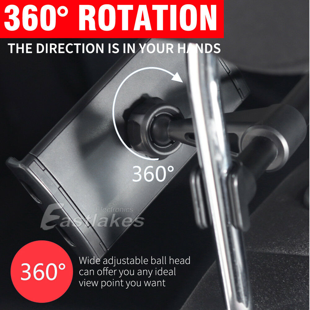 Universal Headrest Car Seat Mount Holder for Mobile Phone and Tablet - Eastlakes Electronics