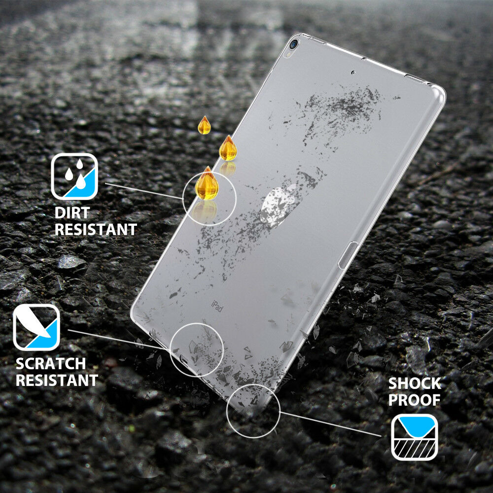 Soft Clear Silicone Case for Apple iPad Pro Air 4 mini 2 3 iPad 5 6 2020 - Eastlakes Electronics