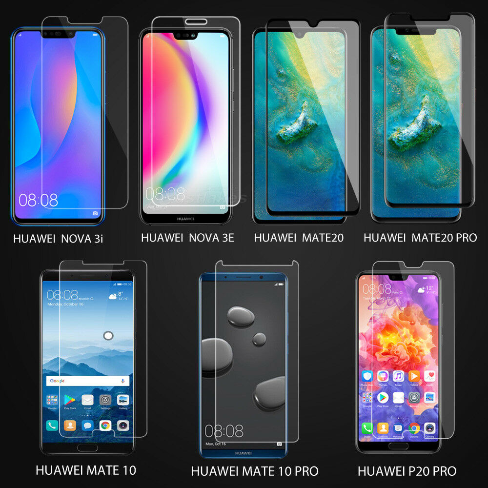 Huawei P30 P20 Mate 30 20 Pro nova 3e 3i Tempered Glass Crystal Screen Protector - Eastlakes Electronics