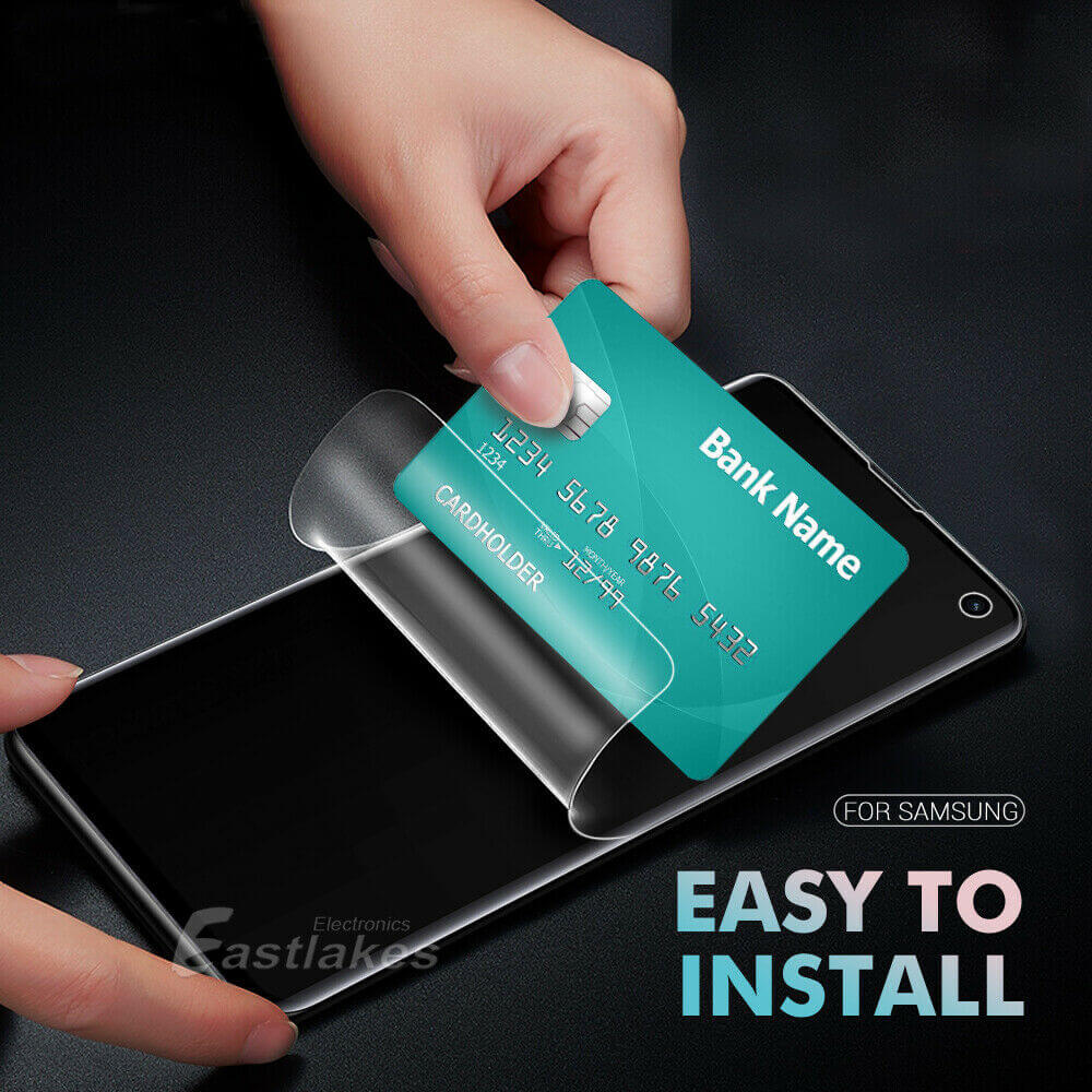 [3 Pack] Hydrogel Screen Protector Samsung Galaxy - Eastlakes Electronics