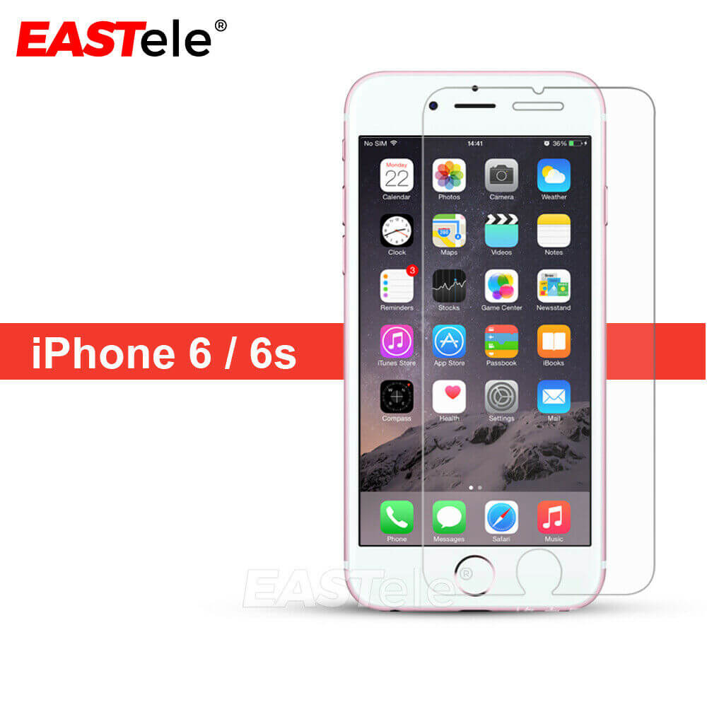[2 Pack] EASTele Tempered Glass Screen Protector For Apple iPhone Series - Eastlakes Electronics